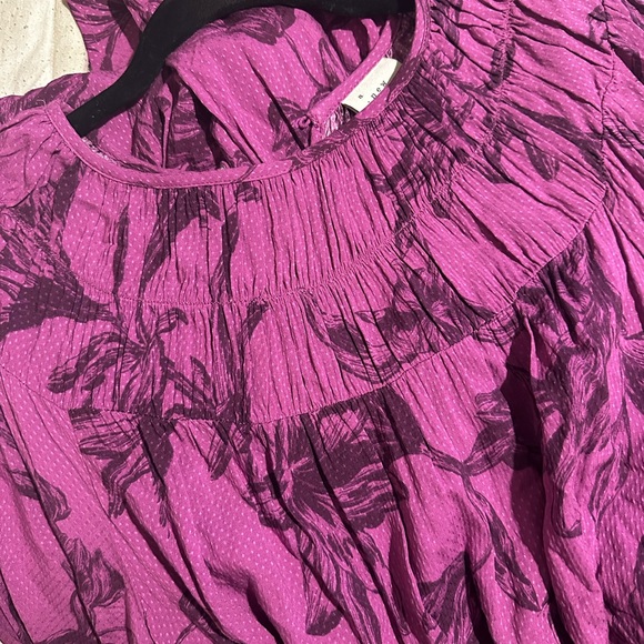 a new day Purple Maxi Dress with Asymmetrical Ruched Details - Picture 2 of 3